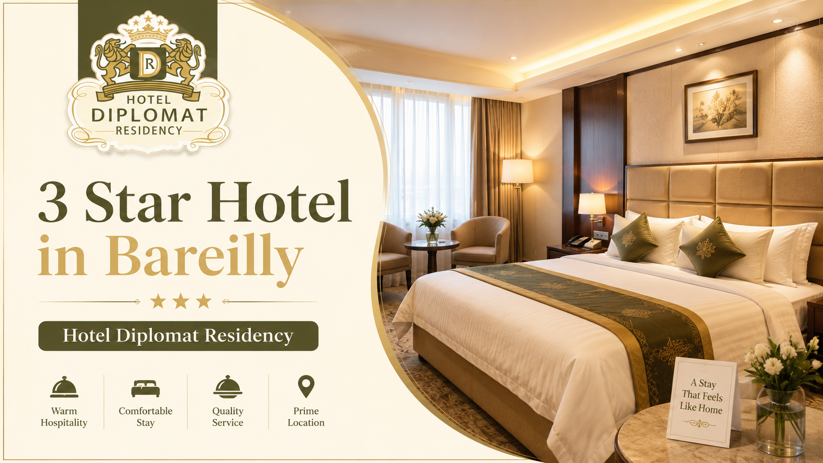 3 Star Hotel in Bareilly | Best Hotel in Bareilly | Hotel Diplomat Residency