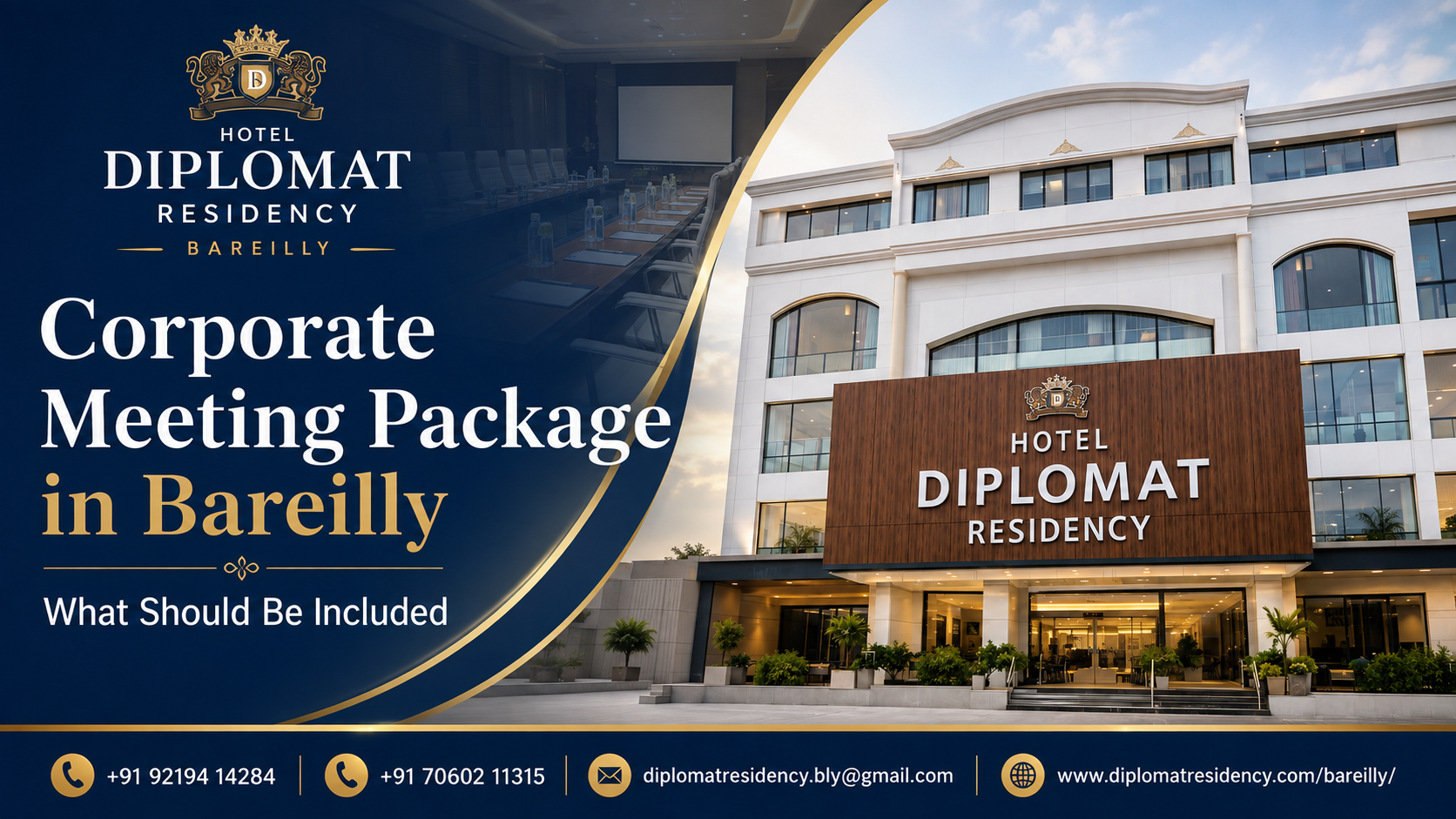 Corporate Meeting Package in Bareilly | What Should Be Included