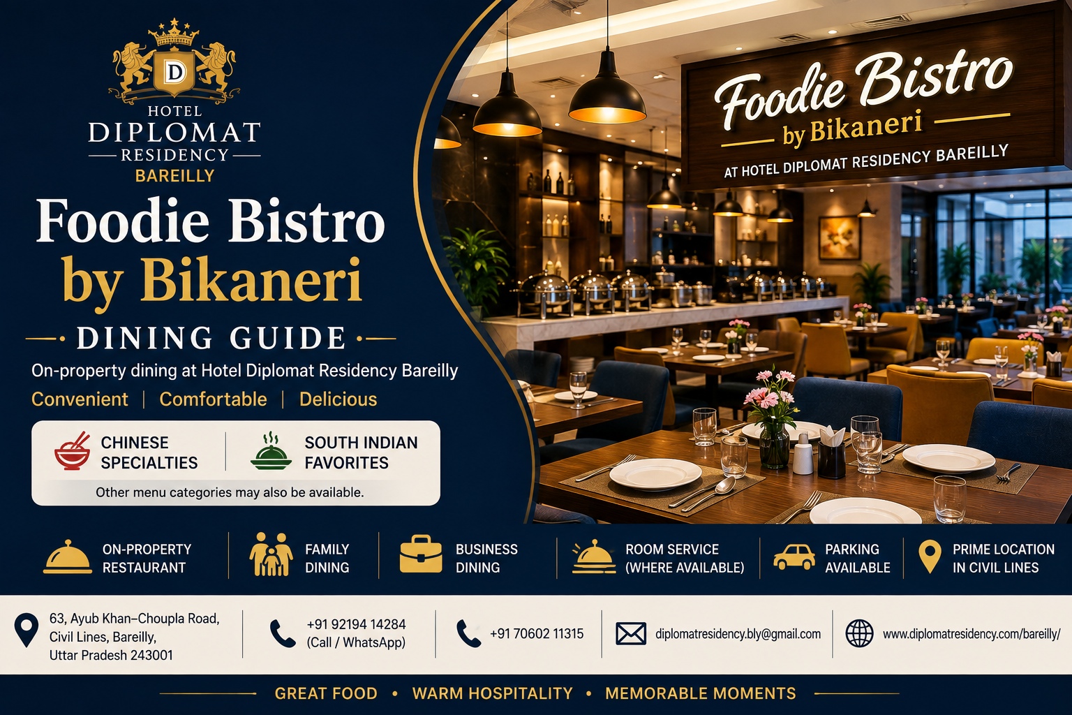 Foodie Bistro by Bikaneri | Dining Guide in Bareilly